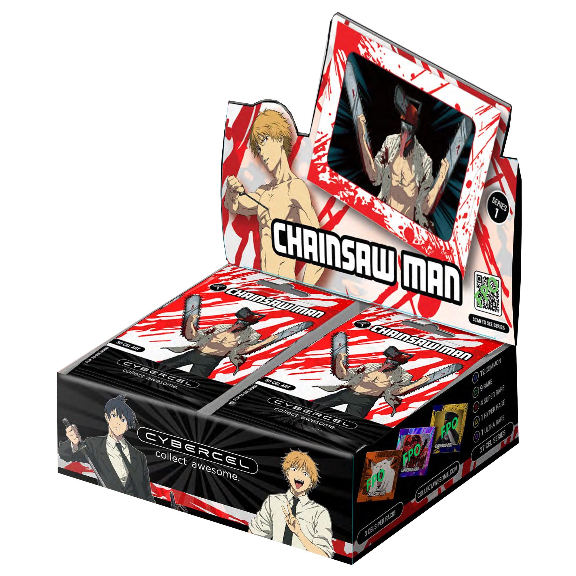 Cybercel: Chainsaw Man Trading Cards Series 1 Booster Box Cybercel: Chainsaw Man Trading Cards Series 1 Booster Box