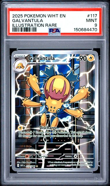 Galvantula IR White Flare 117/086 PSA 9