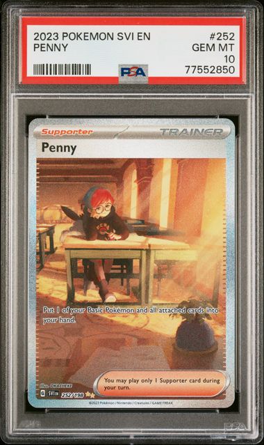 Penny SIR Scarlet & Violet Base Set 252/198 PSA 10