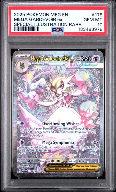 Mega Gardevoir ex SIR Mega Evolution 178/132 PSA 10