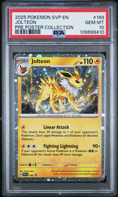 Jolteon Promo SVP 169 PSA 10