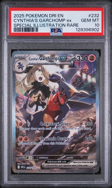 Cynthia's Garchomp ex Destined Rivals 232/182 PSA 10