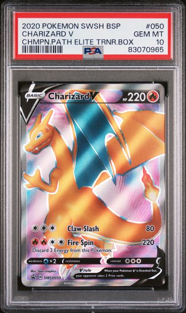 Charizard V Promo SWSH050 PSA 10
