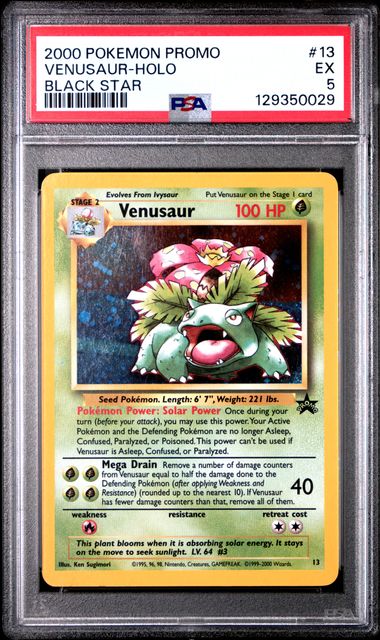 Venusaur WOTC Promo #13 PSA 5