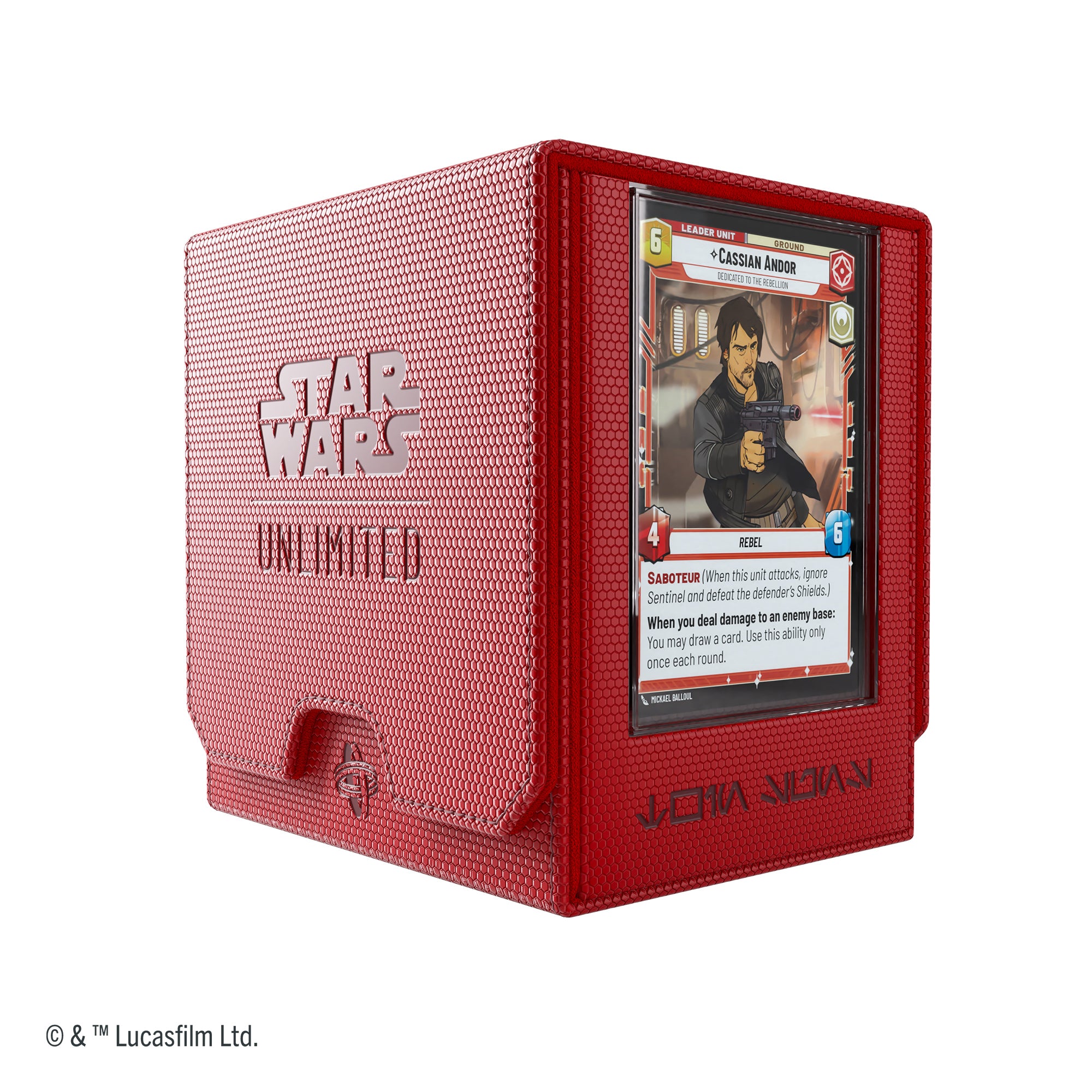 Gamegenic Star Wars: Unlimited Twin Suns Deck Pod (Red)