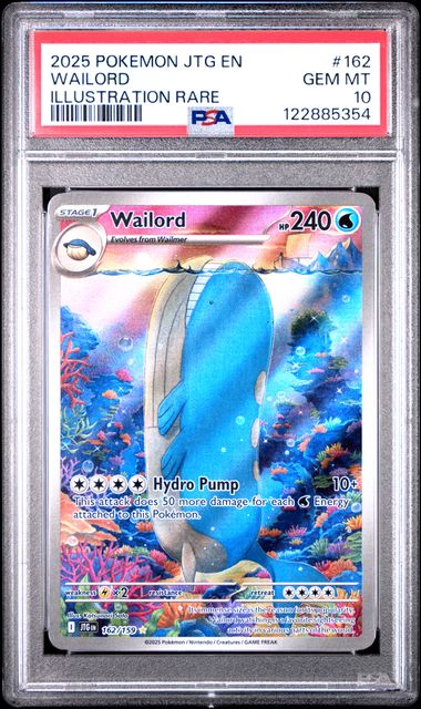 Wailord Journey Together 162/159 PSA 10