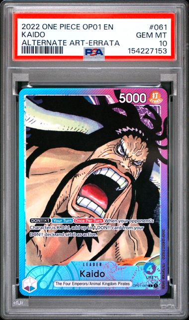 Kaido Romance Dawn OP01-061 PSA 10