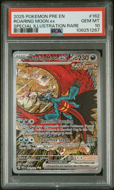 Roaring Moon ex Prismatic Evolutions 162/131 PSA 10