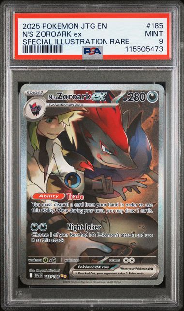 N's Zoroark ex Journey Together 209/182 PSA 10