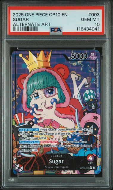 Sugar Royal Blood OP10-003 PSA 10