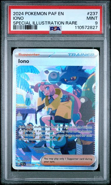 Iono Paldean Fates 237/091 PSA 9