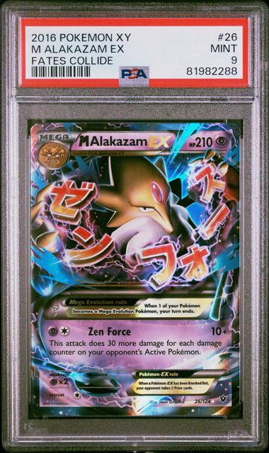 M Alakazam EX Fates Collide 26/124 PSA 9
