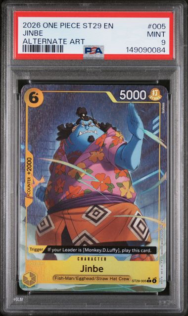 Jinbe Alternate Art Starter Deck Egghead ST29-005 PSA 9