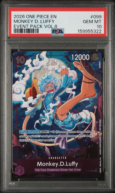 Monkey.D.Luffy Event Pack Vol. 8 (P-099) PSA 10