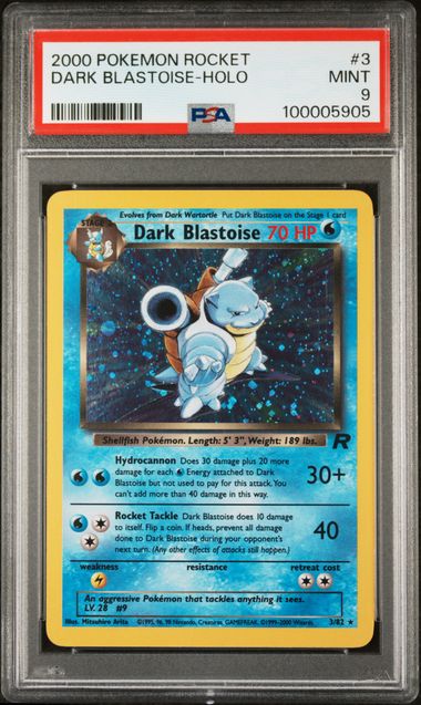 1st Edition Dark BLASTOISE Team Rocket Holo 3/82 -NM/EX! store