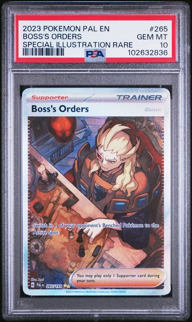 Boss's Orders SIR Paldea Evolved 265/193 PSA 10