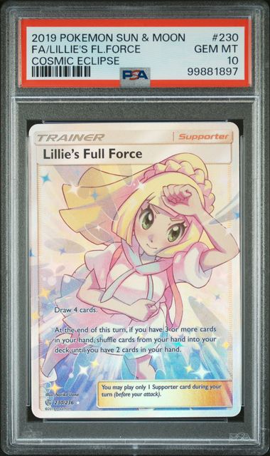 Lillie's Full Force Cosmic Eclipse 230/236 PSA 10