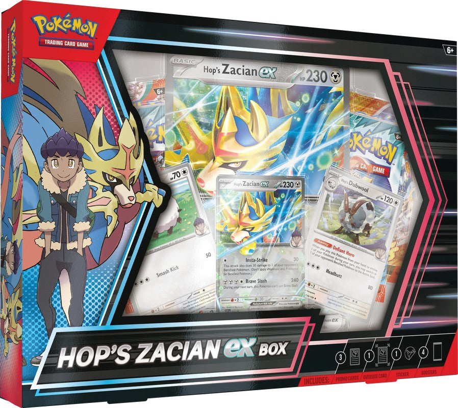 Pokemon: Hop's Zacian ex Box