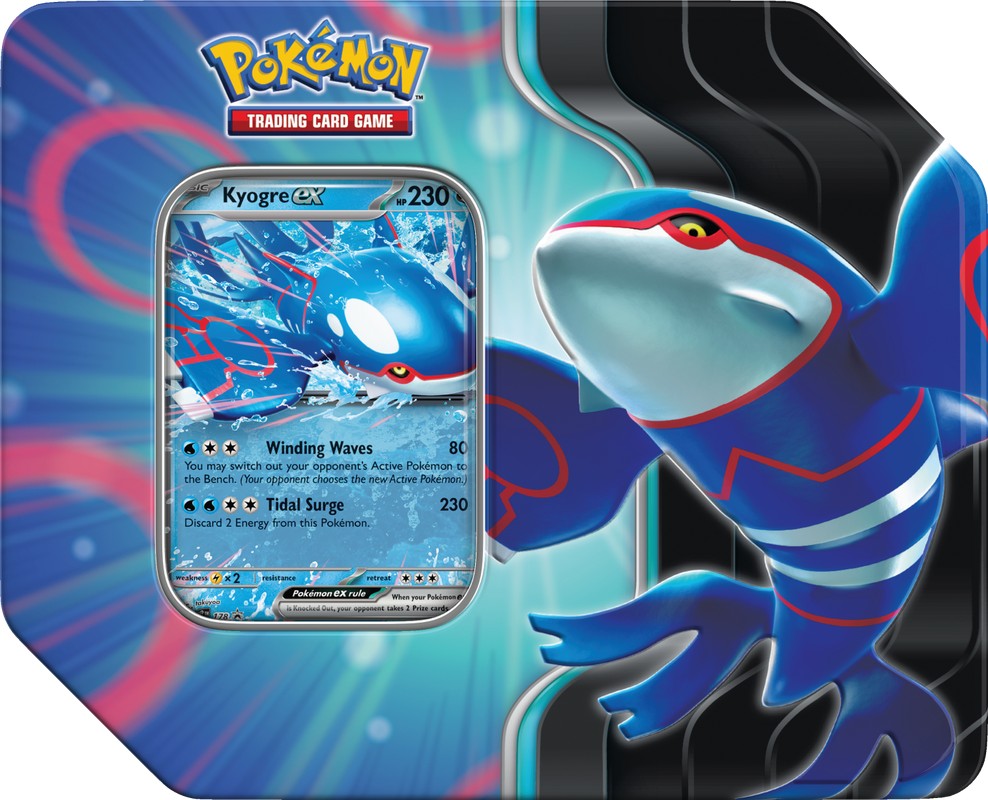 Pokemon: Azure Legends Tin (Kyogre ex)