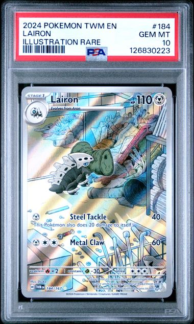 Lairon Illustration Rare Twilight Masquerade 184/167 PSA 10