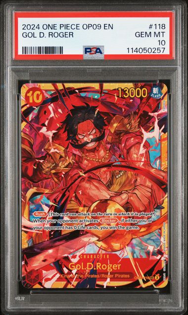 Gol.D.Roger OP09 Emperors in the New World OP09-118 PSA 10