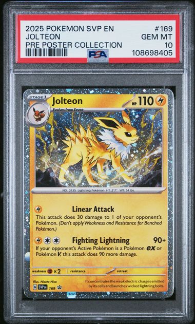 Jolteon Promo SVP 169 PSA 10