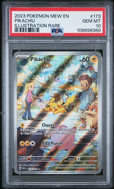 Pikachu Pokemon 151 173/165 PSA 10