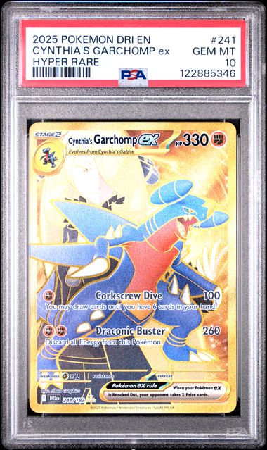 Cynthia's Garchomp ex Destined Rivals 241/182 PSA 10