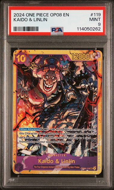 Kaido & Linlin OP08 Two Legends OP08-119 PSA 9