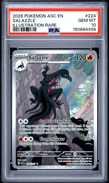 Salazzle IR Ascended Heroes 224/217 PSA 10