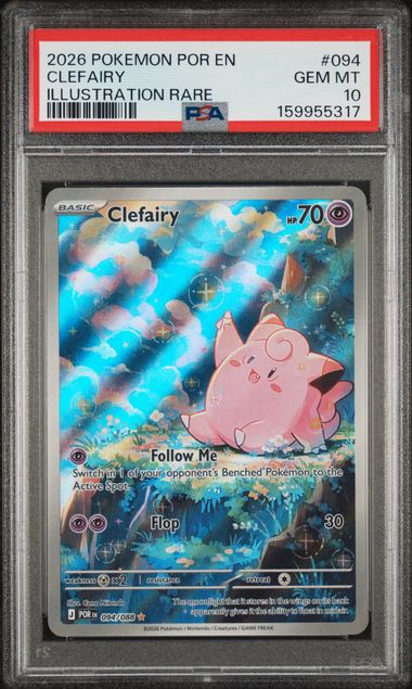 Clefairy Illustration Rare Perfect order 094/088 PSA 10