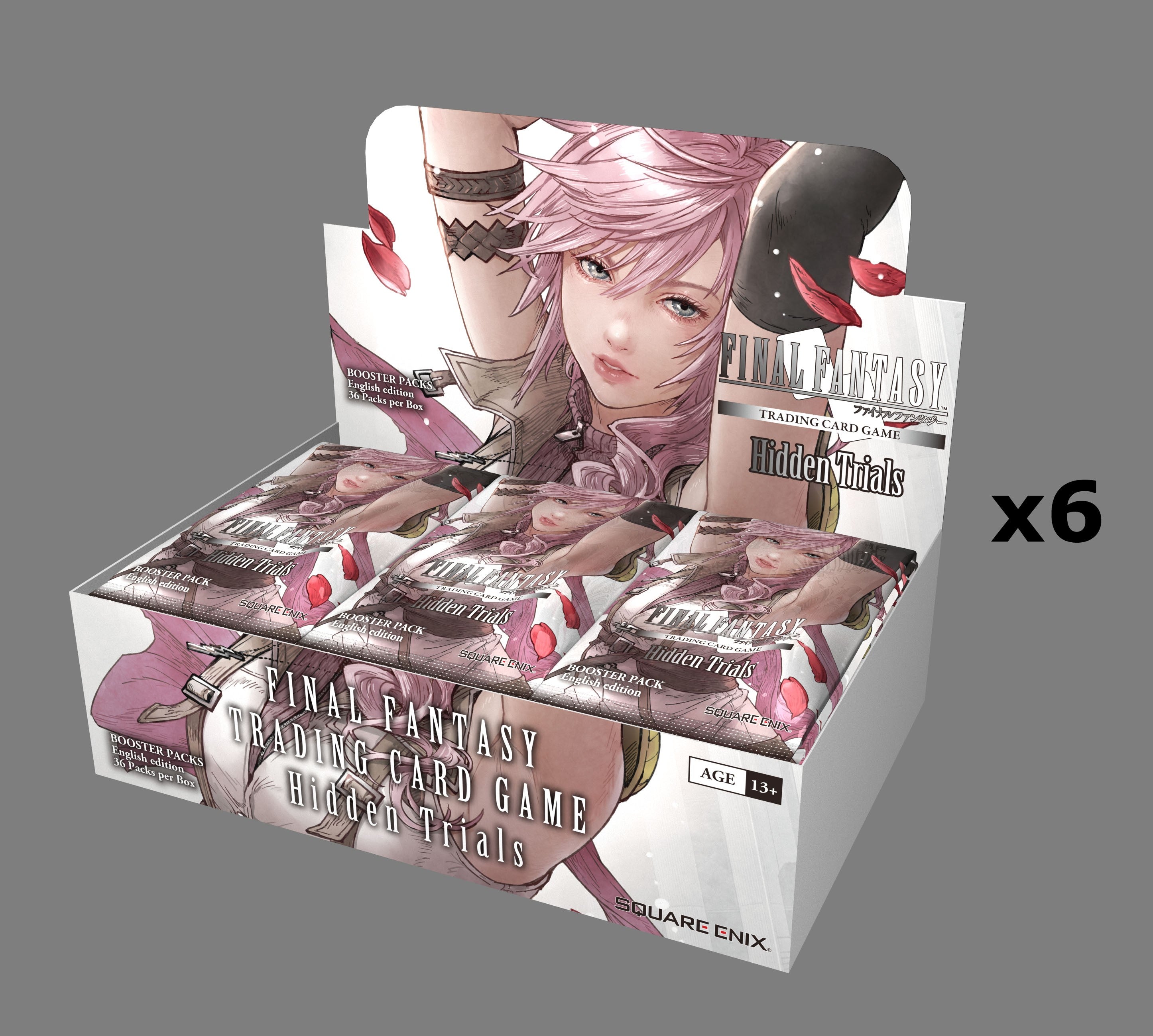 Final Fantasy: Hidden Trials Booster Box Case Final Fantasy: Hidden Trials Booster Box Case