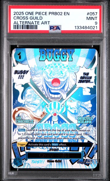 Cross Guild Premium the Best Vol. 2 OP09-057 PSA 9
