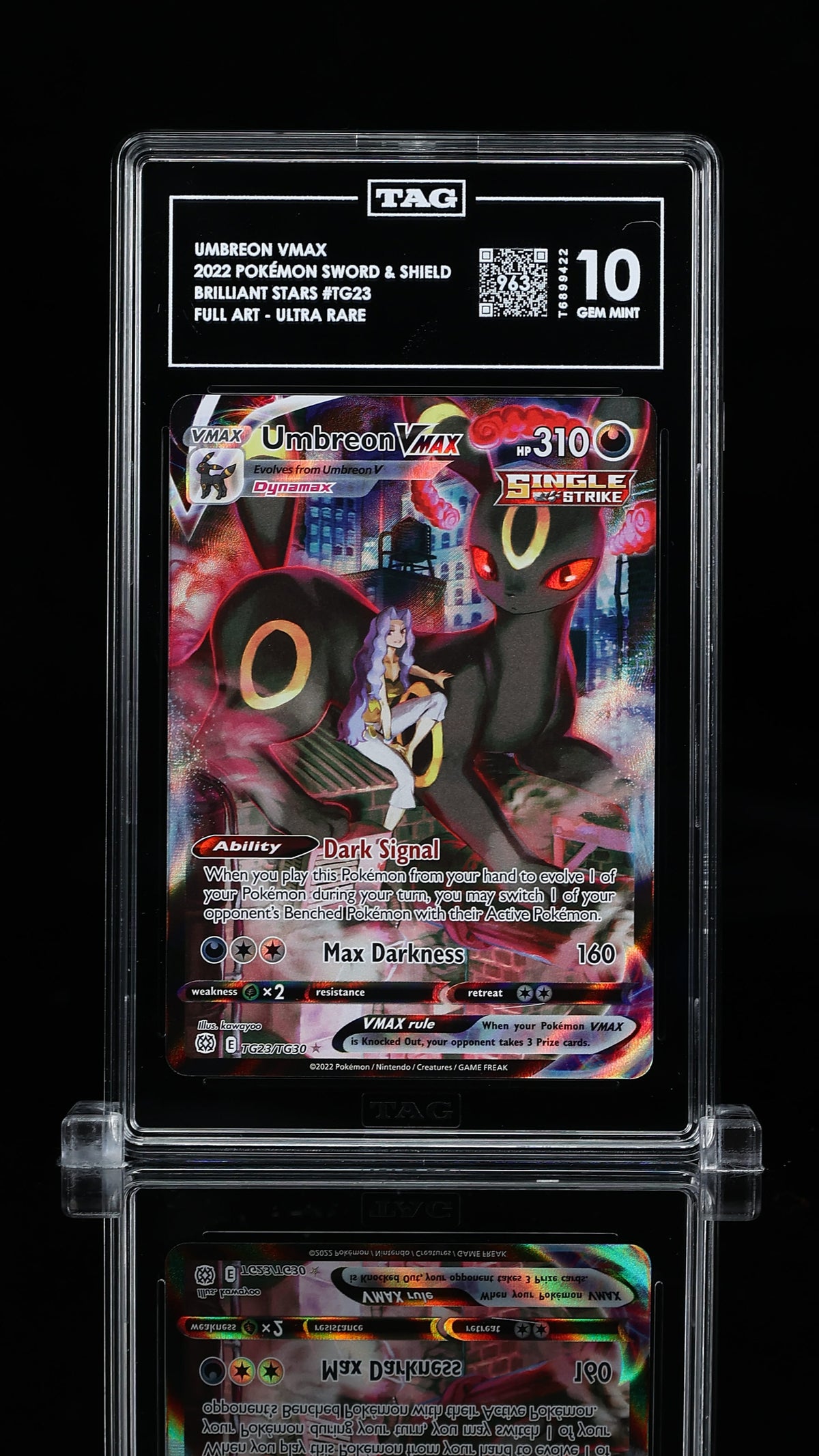 Umbreon VMAX Brilliant Stars Trainer Gallery TG23/TG30 TAG 10