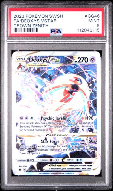 Dexoys VSTAR Crown Zenith GG46/GG70 PSA 9