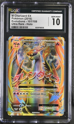 M Charizard ex Holo Evolutions 101/108 CGC 10
