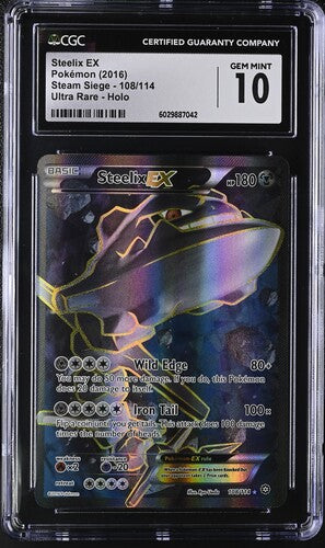 Steelix EX Steam Siege 108/114 CGC 10