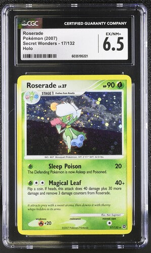 Roserade Secret Wonders 17/132 CGC 6.5