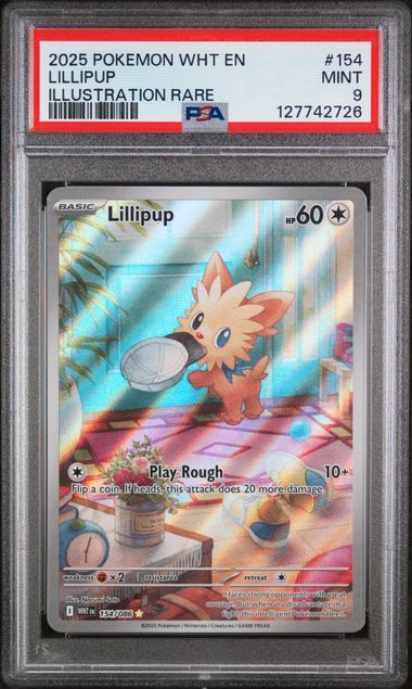 Lillipup White Flare 154/086 PSA 9