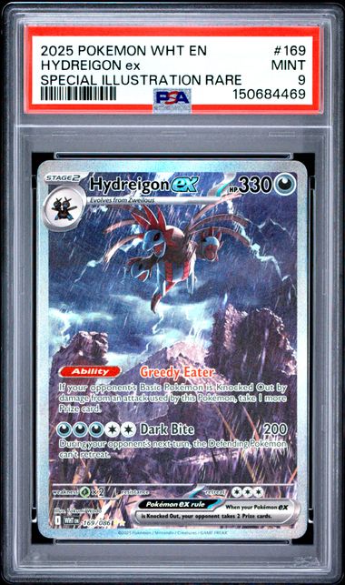 Hydreigon ex SIR White Flare 169/086 PSA 9
