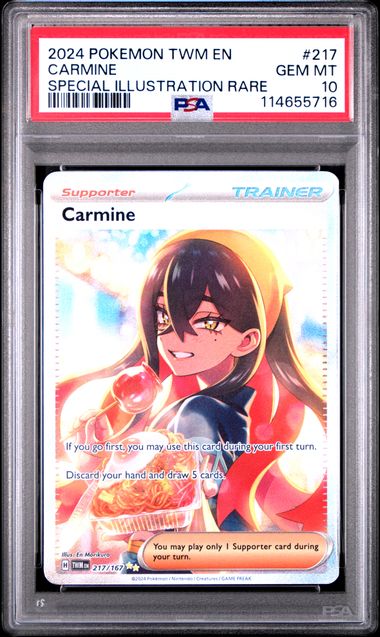 CARMINE TWILIGHT MASQUERADE 217/167 PSA 10