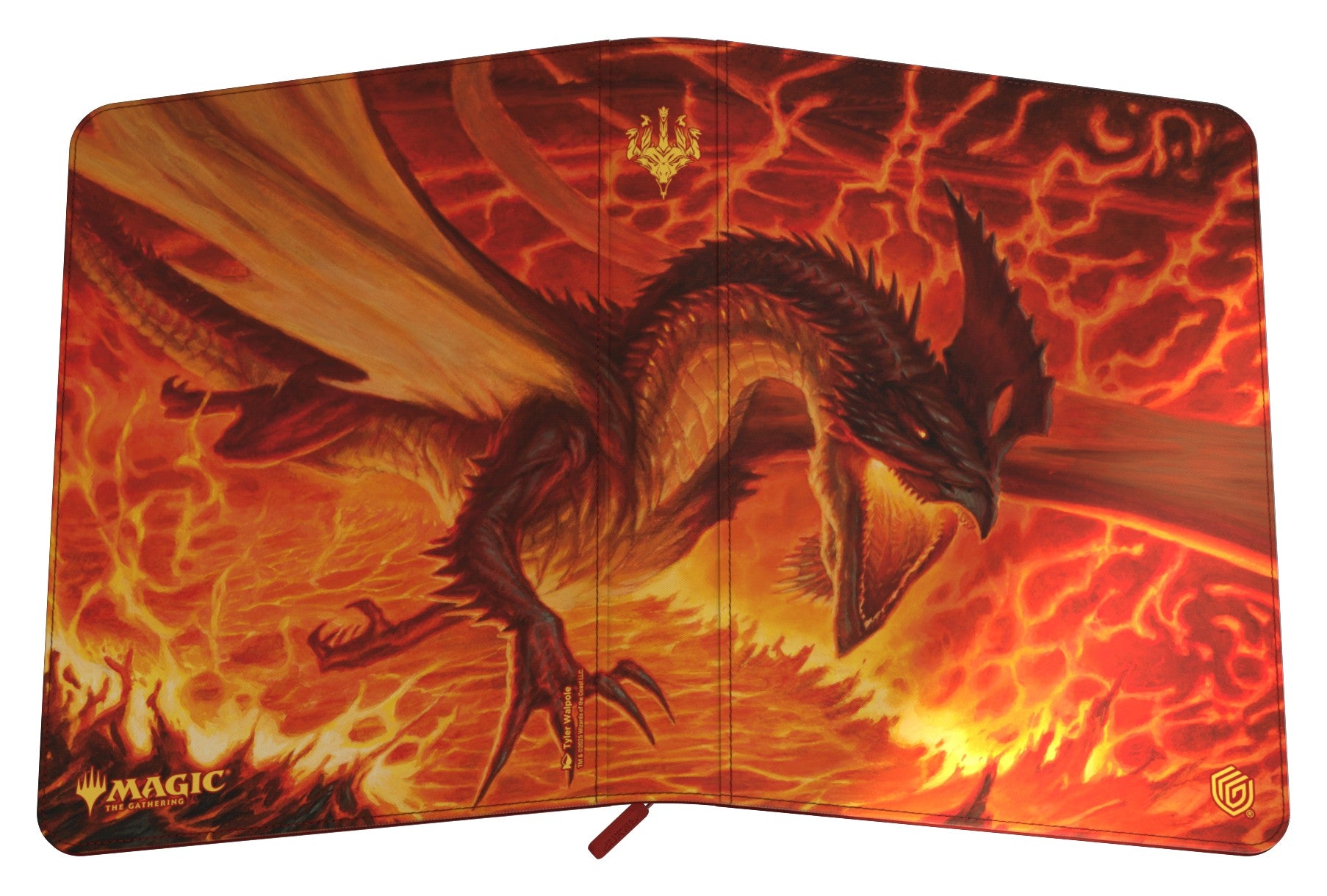 Ultimate Guard: Zipfolio 360 Xenoskin - Tarkir: Dragonstorm (Magmatic Hellkite)
