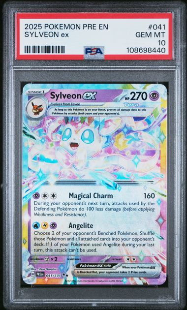 Sylveon ex Prismatic Evolutions 041/131 PSA 10