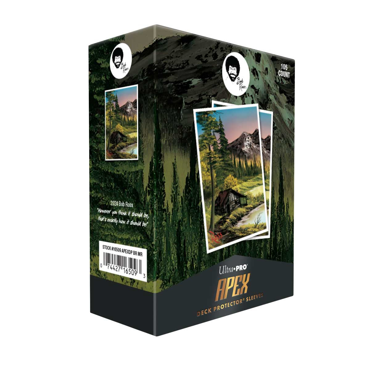 Ultra Pro - Apex Sleeves 105ct - Bob Ross Collection (Mountain Retreat)