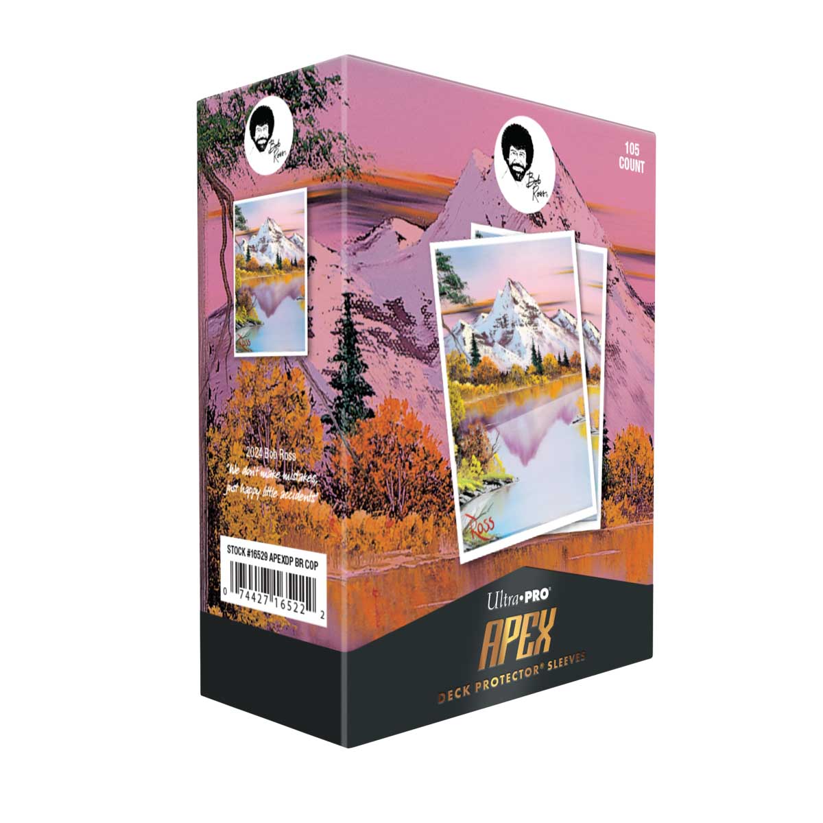 Ultra Pro - Apex Sleeves 105ct - Bob Ross Collection (Mighty Mountain Lake)