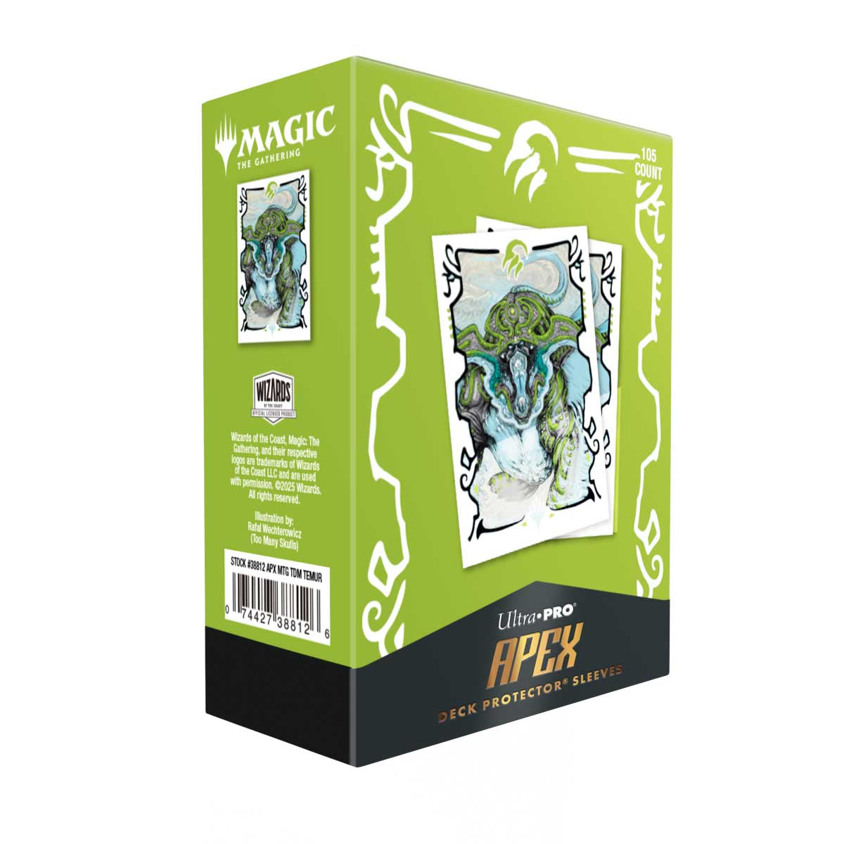 Ultra Pro Magic: The Gathering - Apex Sleeves 105ct - Tarkir: Dragonst Ultra Pro Magic: The Gathering - Apex Sleeves 105ct - Tarkir: Dragonst
