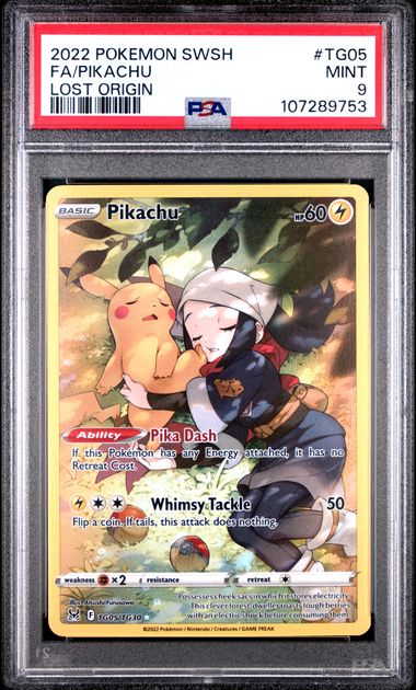 Pikachu Lost Origin TG05/TG30 PSA 9