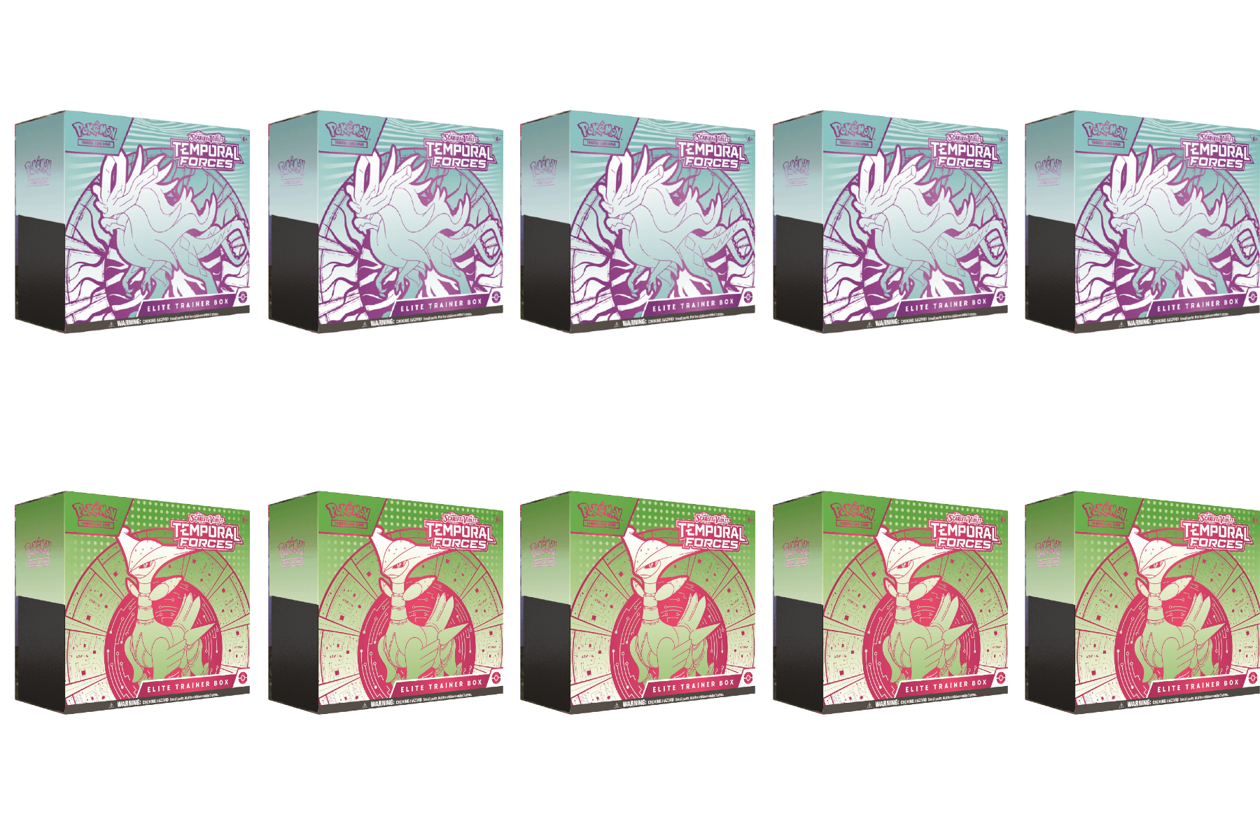 Scarlet & Violet: Temporal Forces - Elite Trainer Box Case - Josh's Cards