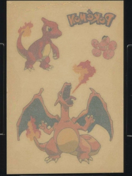 Merlin Pokémon Temporary Tattoos ( Charizard, Charmeleon, Exeggcute)