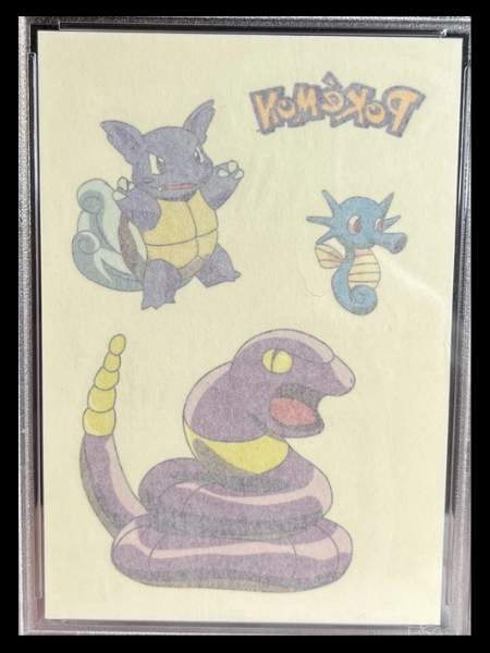 Merlin Pokémon Temporary Tattoos (Ekans, Horsea, Wartortle)